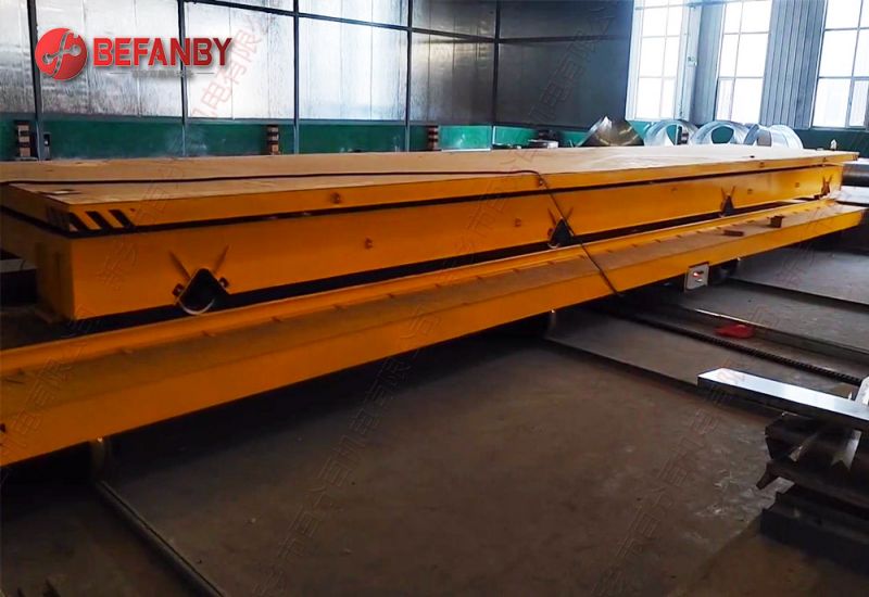 工廠(chǎng)用大跨距軌道地爬車(chē)